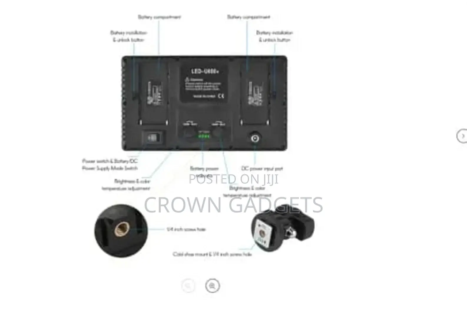 Led 600 Studio Light for Video Shooting, Makeup Light