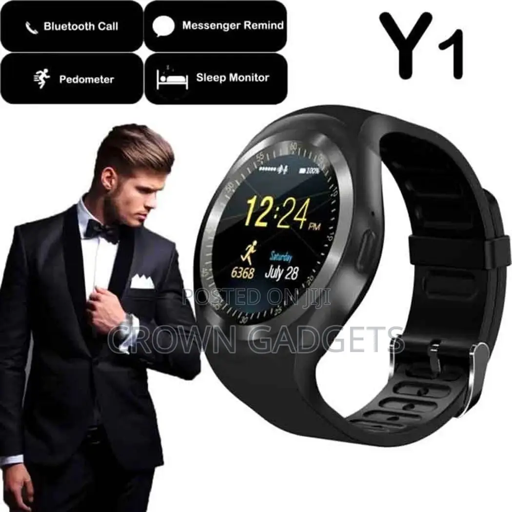 Y1 Bluetooth Smart Watch Wristband Bracelet With SIM Card