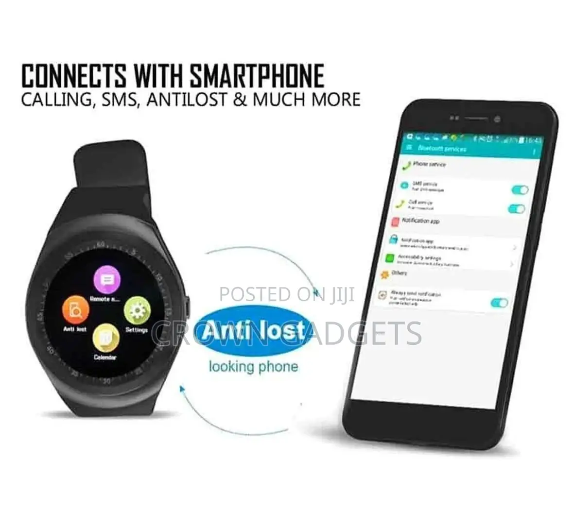 Y1 Smart Watch IP68 Waterproof IPS Color Screen