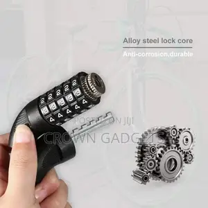 Chain Lock With 5-Digit Resettable Number and Bicycle Scoter