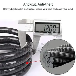 High Security 5-Digit Coloured Combination Wire Cable Lock