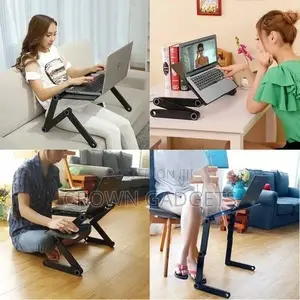Portable Adjustable Aluminum Laptop Desk/Stand