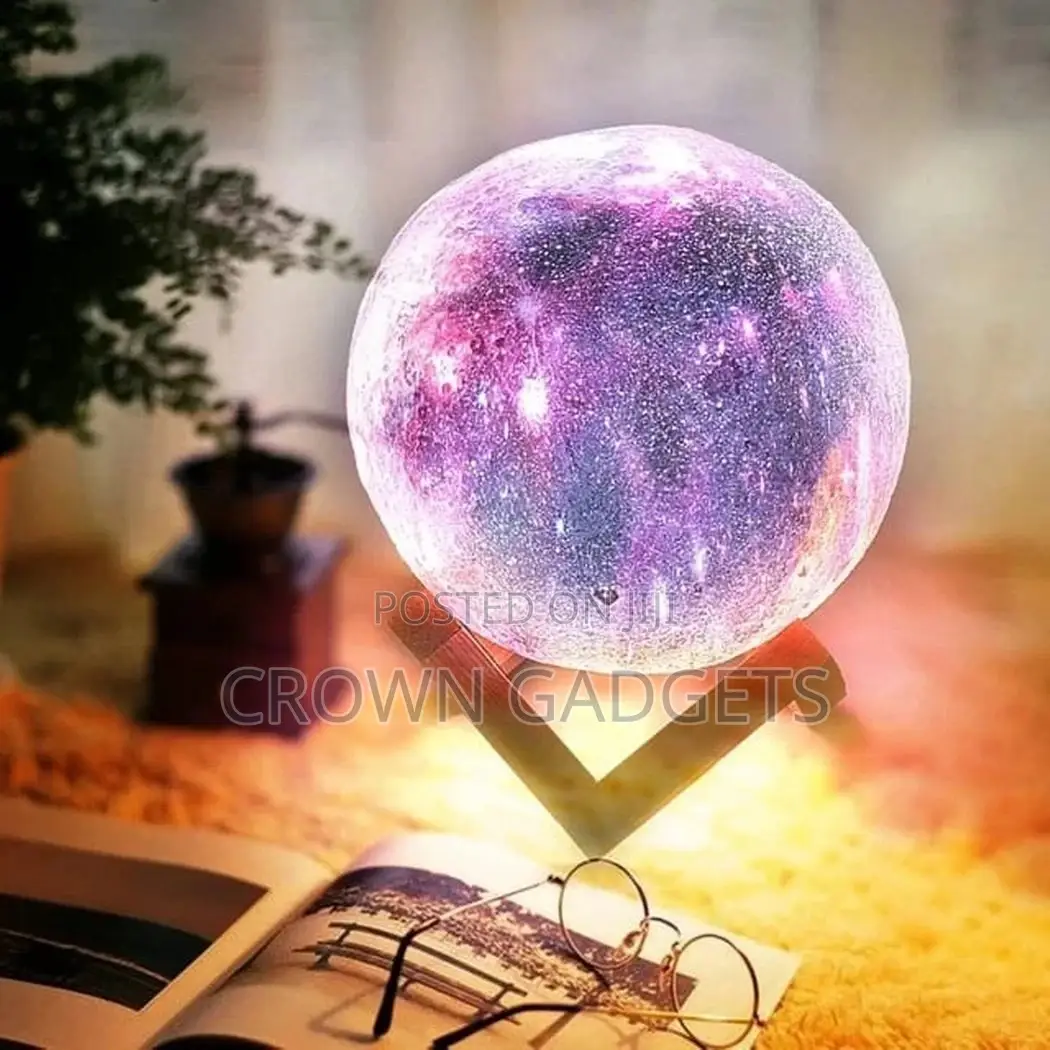 Xergy 10 Cm 3D Rechargeable Moon Lamp
