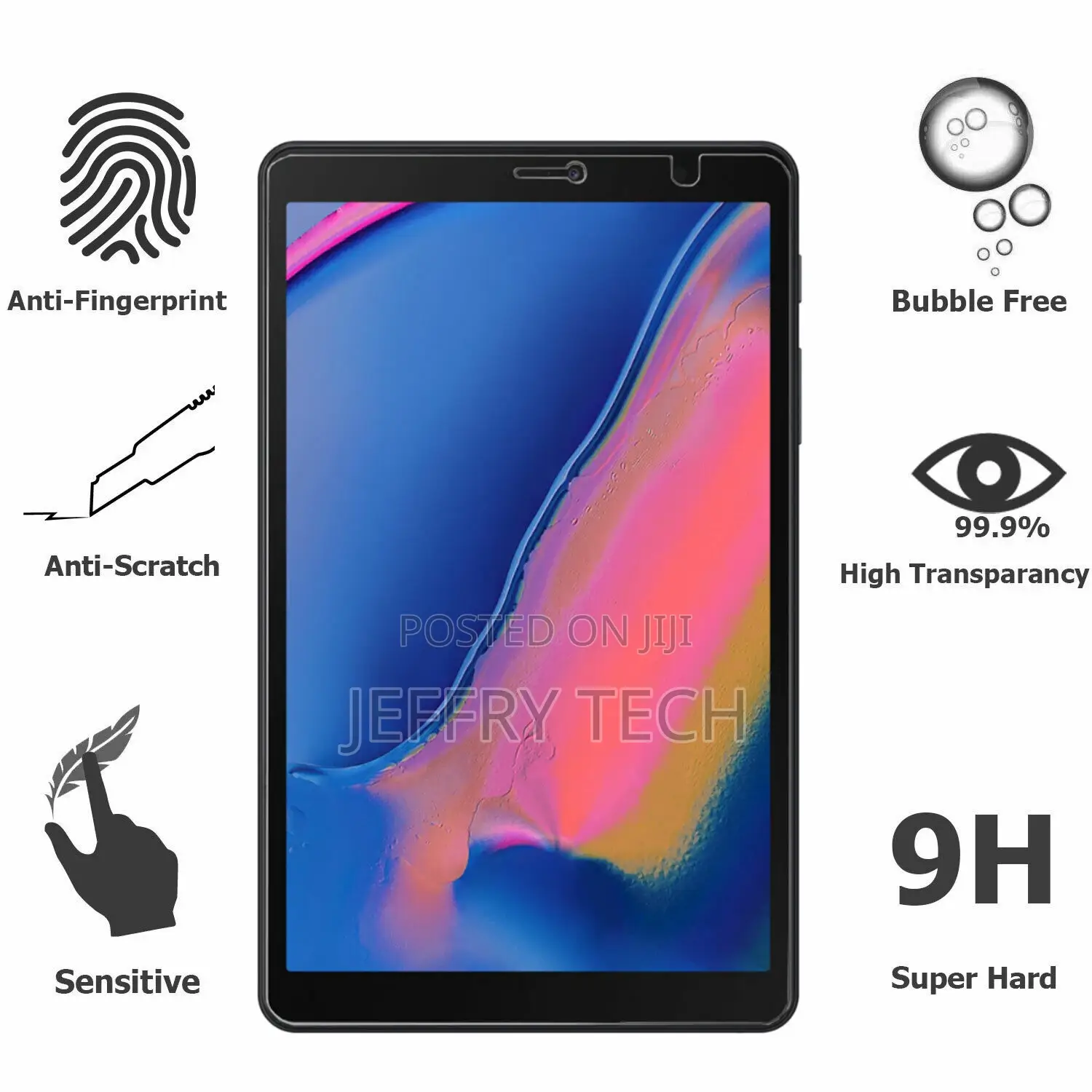 Glass Screen Protector for Samsung Galaxy Tab A7 S8 S6 Lite