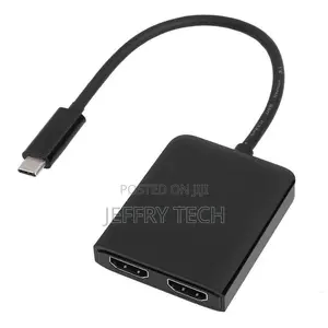 USB-C USB 3.1 Type C to Dual HDMI Converter Adapter Cable Mi