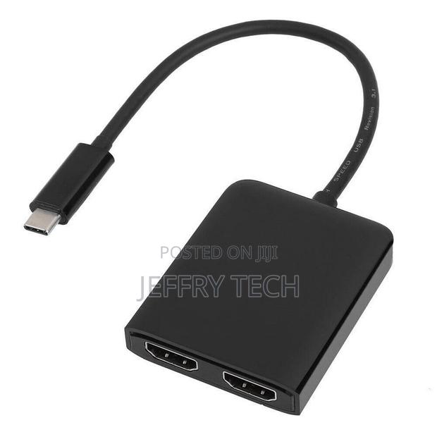 USB-C USB 3.1 Type C to Dual HDMI Converter Adapter Cable Mi - thumbnail 3