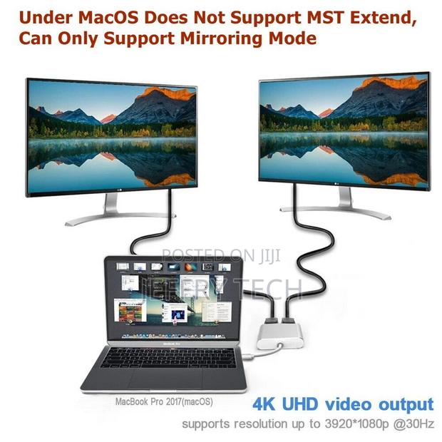 USB-C USB 3.1 Type C to Dual HDMI Converter Adapter Cable Mi - thumbnail 4