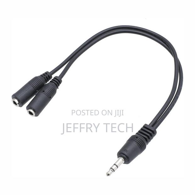 3.5mm Audio / Headphone Earphone Stereo Splitter Cable 1 Mal - thumbnail 2