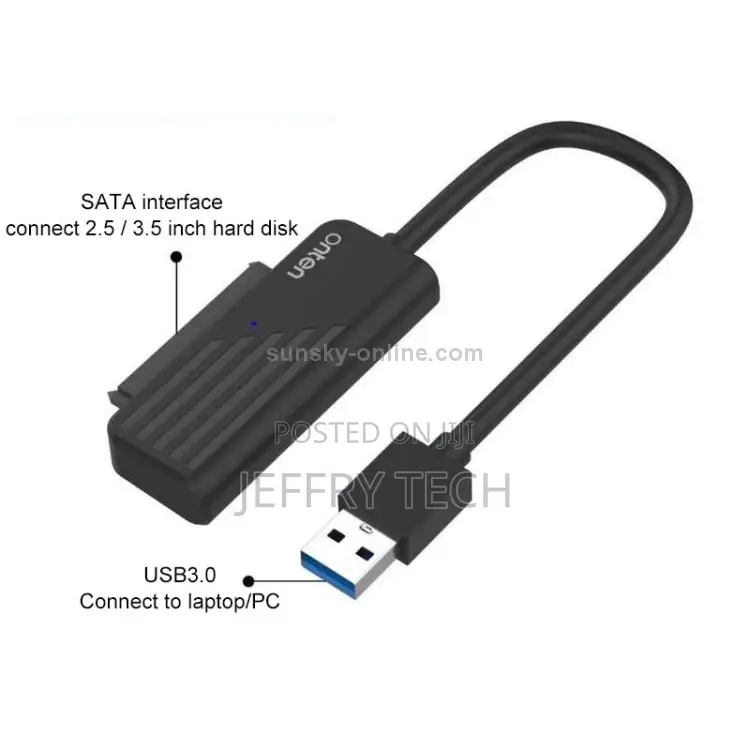 ONTEN USB 3.0 to SATA Adapter – 0.25M
