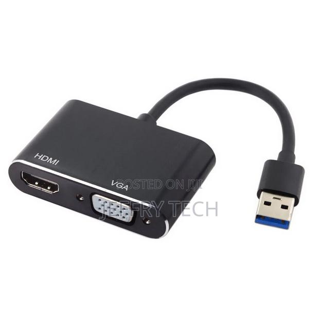 USB 3.0 / 2.0 to HDMI / VGA HDTV Adapter Cable External Grap