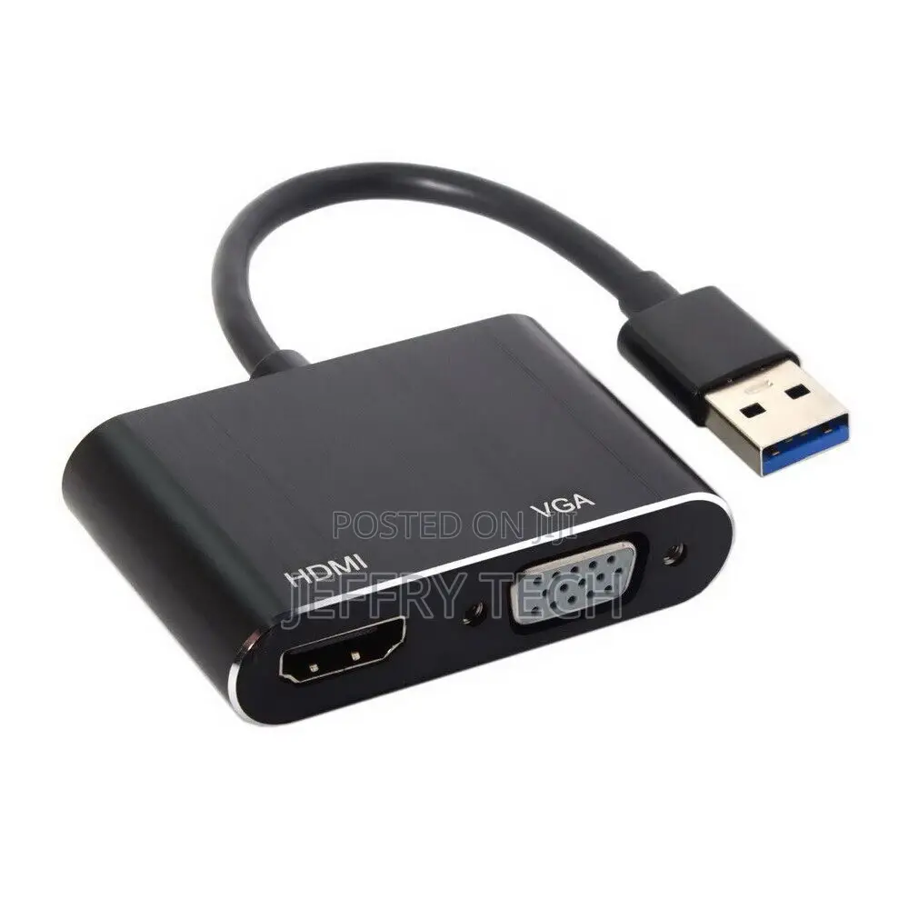 USB 3.0 / 2.0 to HDMI / VGA HDTV Adapter Cable External Grap