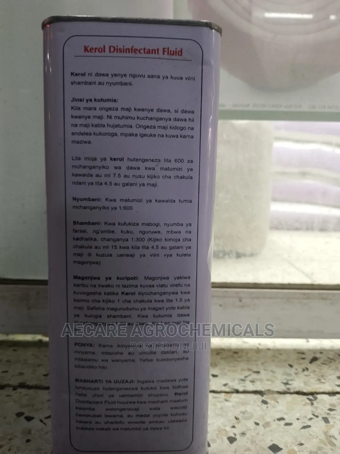 Kerol Disinfectant 5litres
