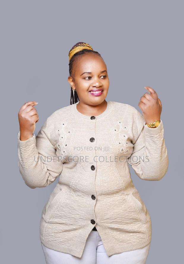 High-End Ladies Semi Turkey Button Sweaters - thumbnail 6