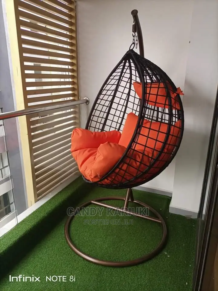 Beautiful Orange Garden Swing