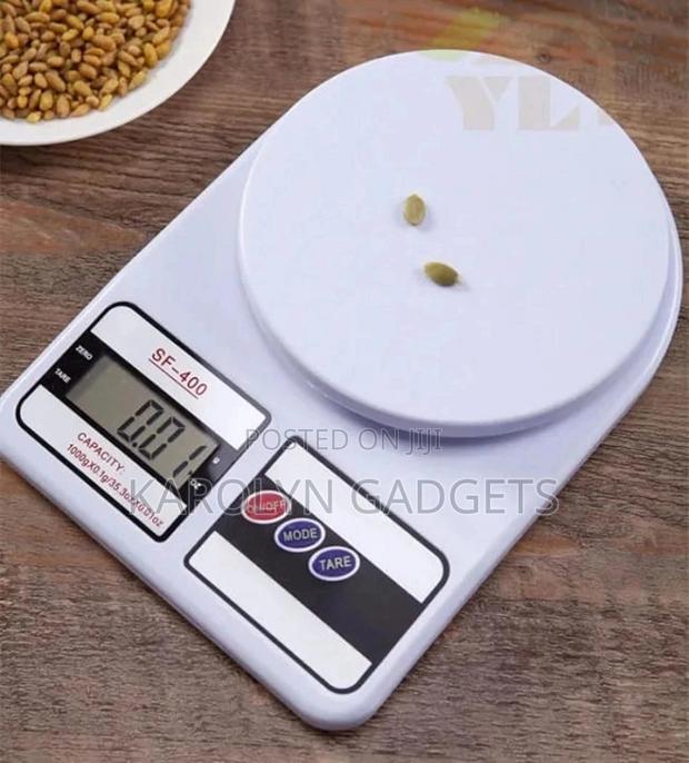10kg White Digital Kitchen Weighing Scale