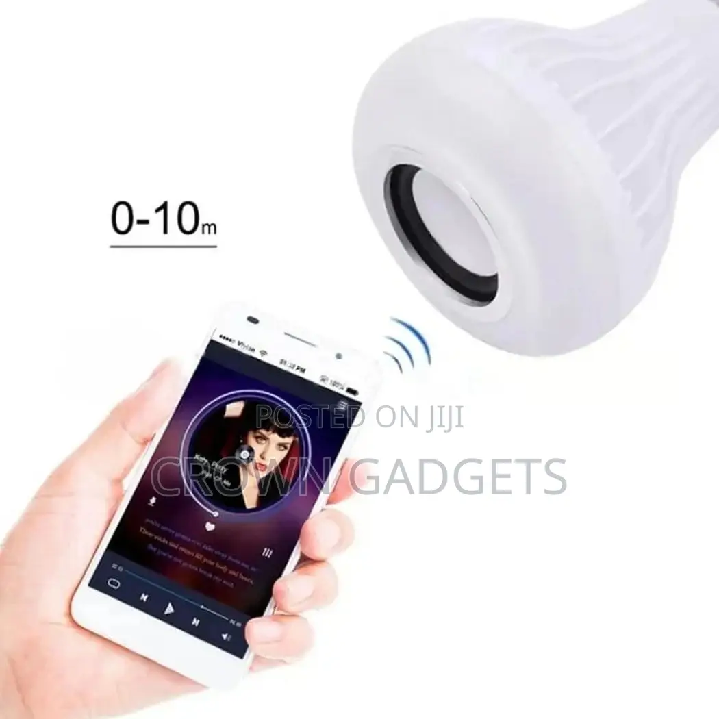 Music Bulb Colourful Lamp Built-in Audio Speaker