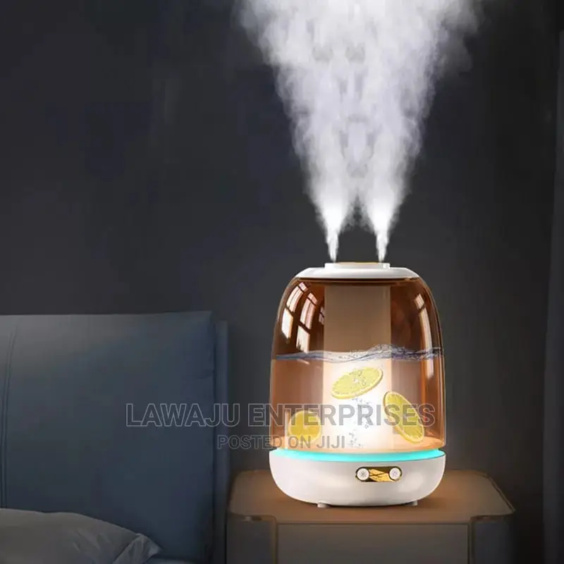 Ultrasonic Air Humidifier With Ambient Lamp Lasts Upto 16hrs