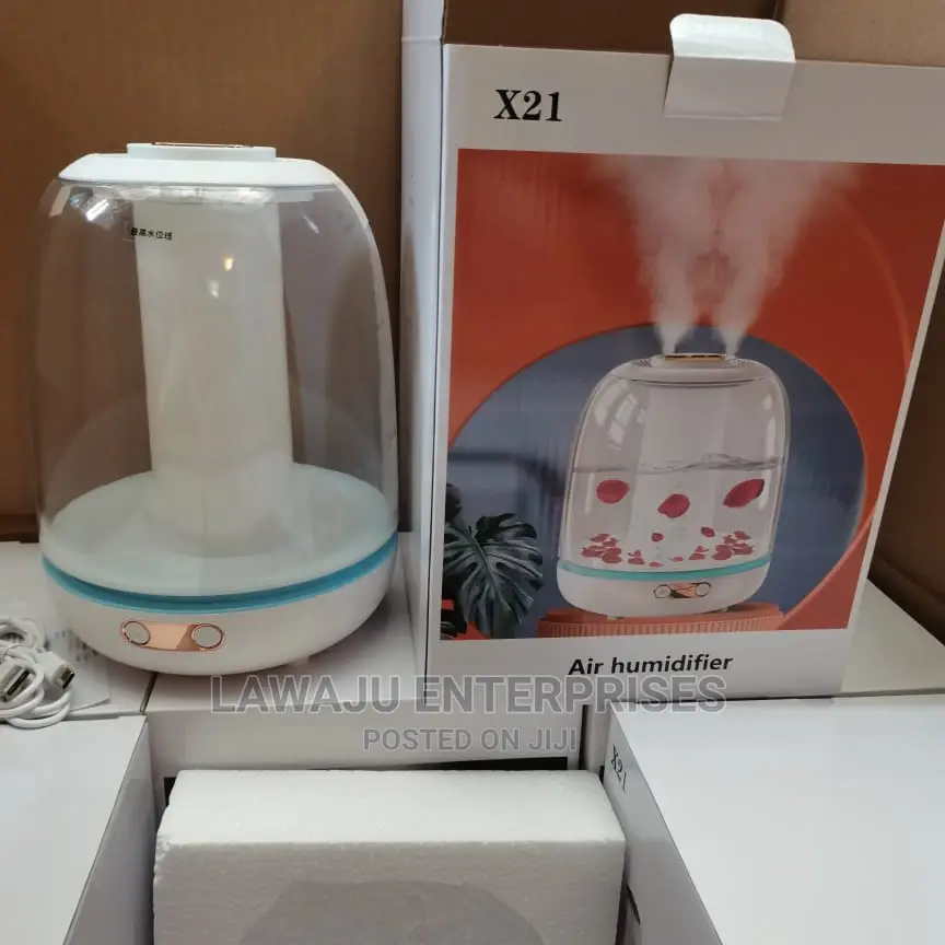 Ultrasonic Air Humidifier With Ambient Lamp Lasts Upto 16hrs