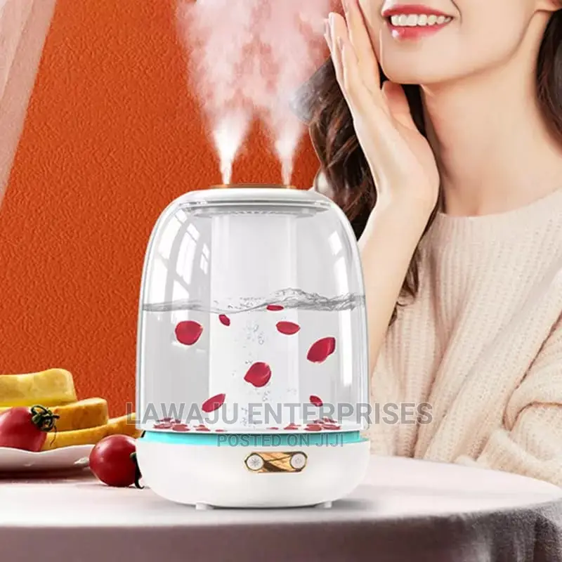 Ultrasonic Air Humidifier With Ambient Lamp Lasts Upto 16hrs