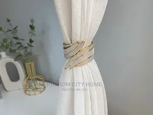 Metallic Buckle Curtains Holders