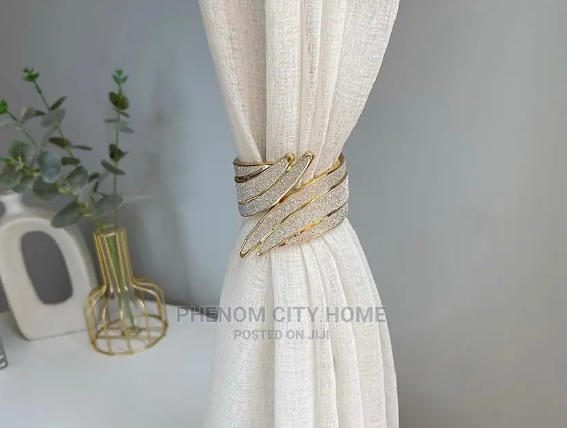 Metallic Buckle Curtains Holders