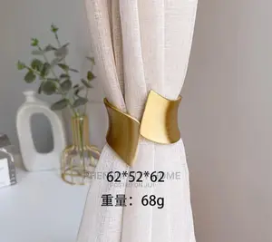 Metallic Buckle Curtains Holders