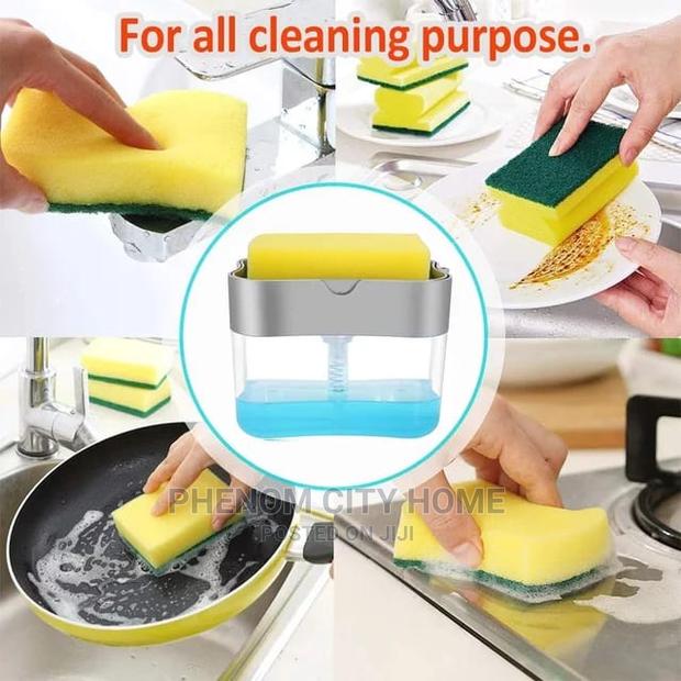 Soap Pump and Sponge Caddy