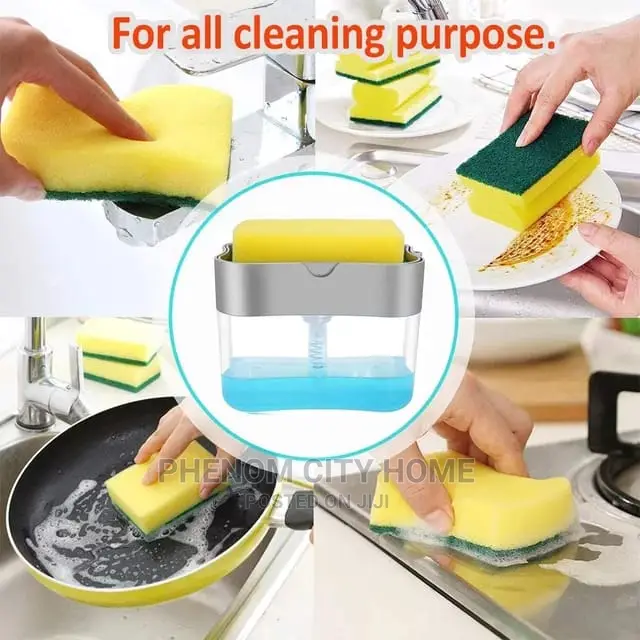 Soap Pump and Sponge Caddy