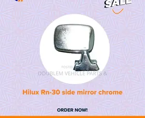 Sidemirror Hilux RN30 RN40 Side Mirror Chrome Silver