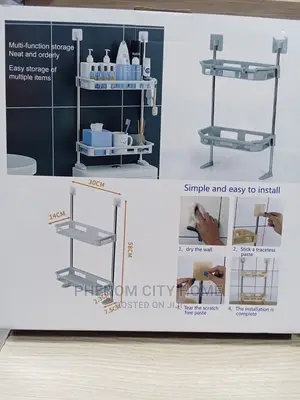 Two Layer Multi Functional Storage Rack