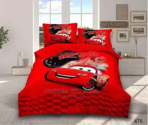 Kids Cartoon Print Duvet Set