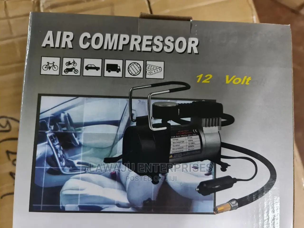 12V Air Compressor Tyre Pump 150PSI Inflator-One Cylinder