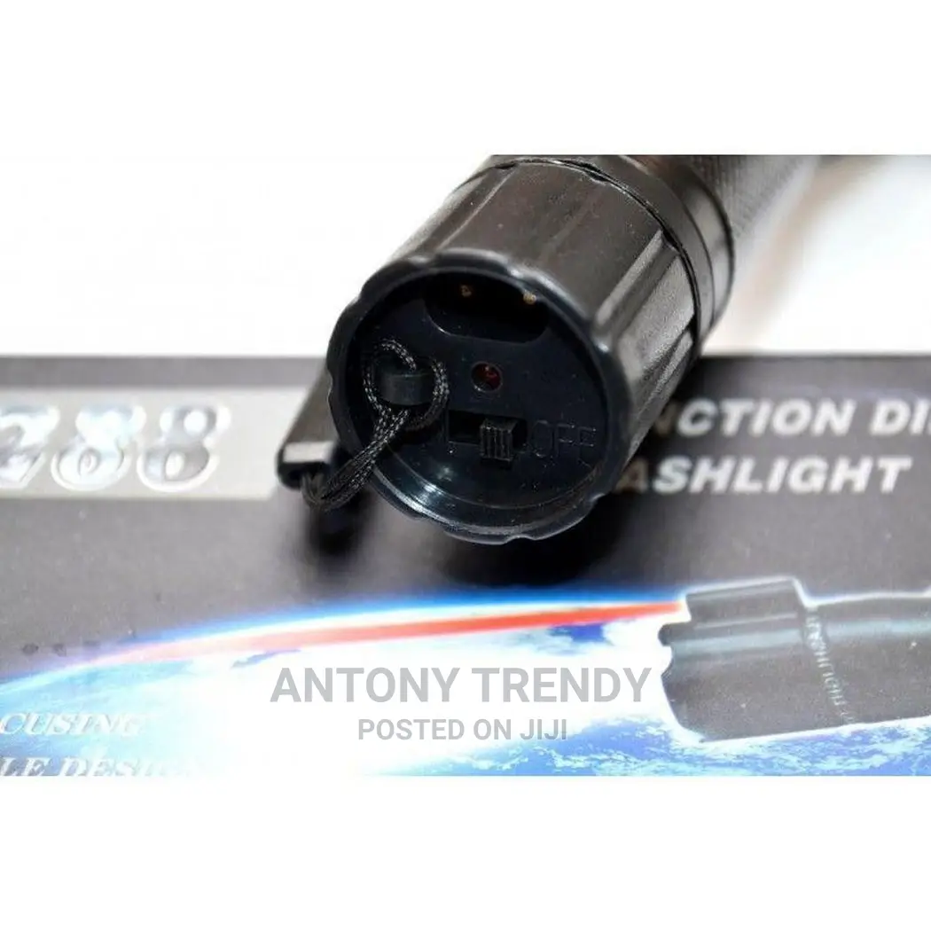 Flashlight Model With Laser Pointer