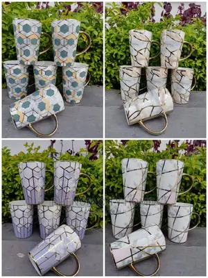 Set of 6 Golden Cups