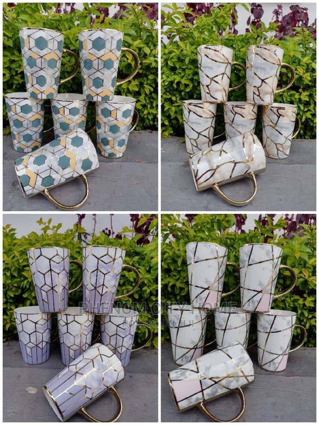 Set of 6 Golden Cups