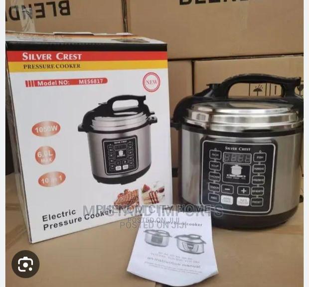 6 Litre Silver Crest Electric Pressure Cooker
