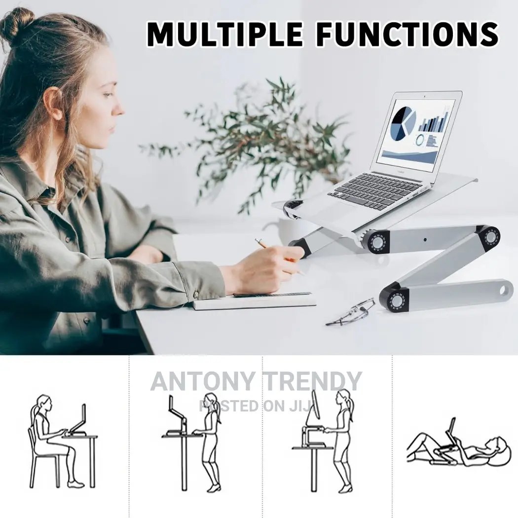 Workez BEST Adjustable Laptop Stand Lap Desk