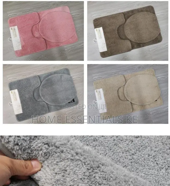 3pcs Bathroom Mat, Super Absorbent