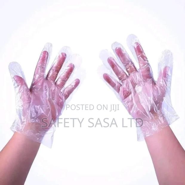 Polythene Disposable Gloves - main view