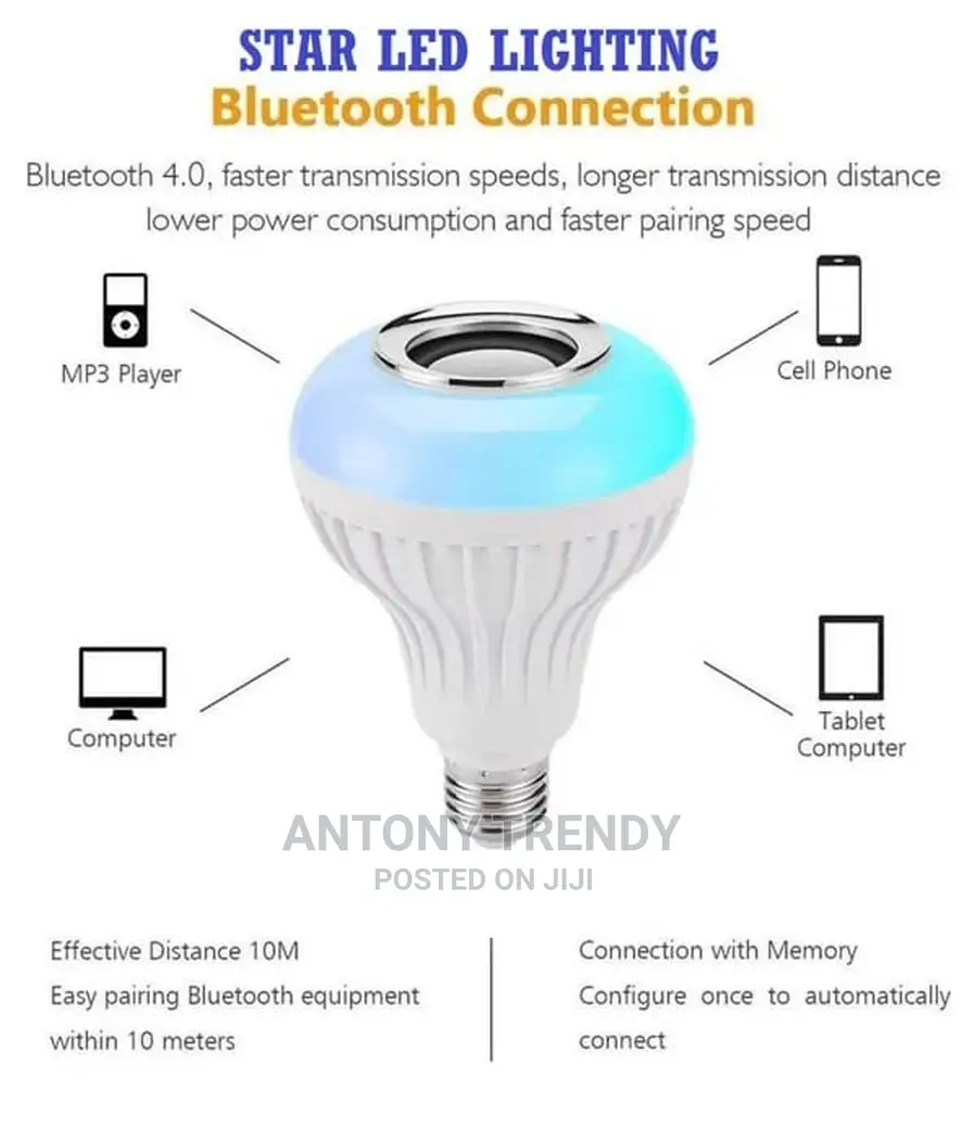 LED Bulb With USB Port Remote Control