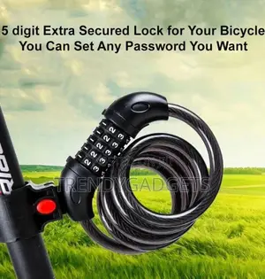 ROCKBROS Specialized Bike Lock Cable, 5 Digit