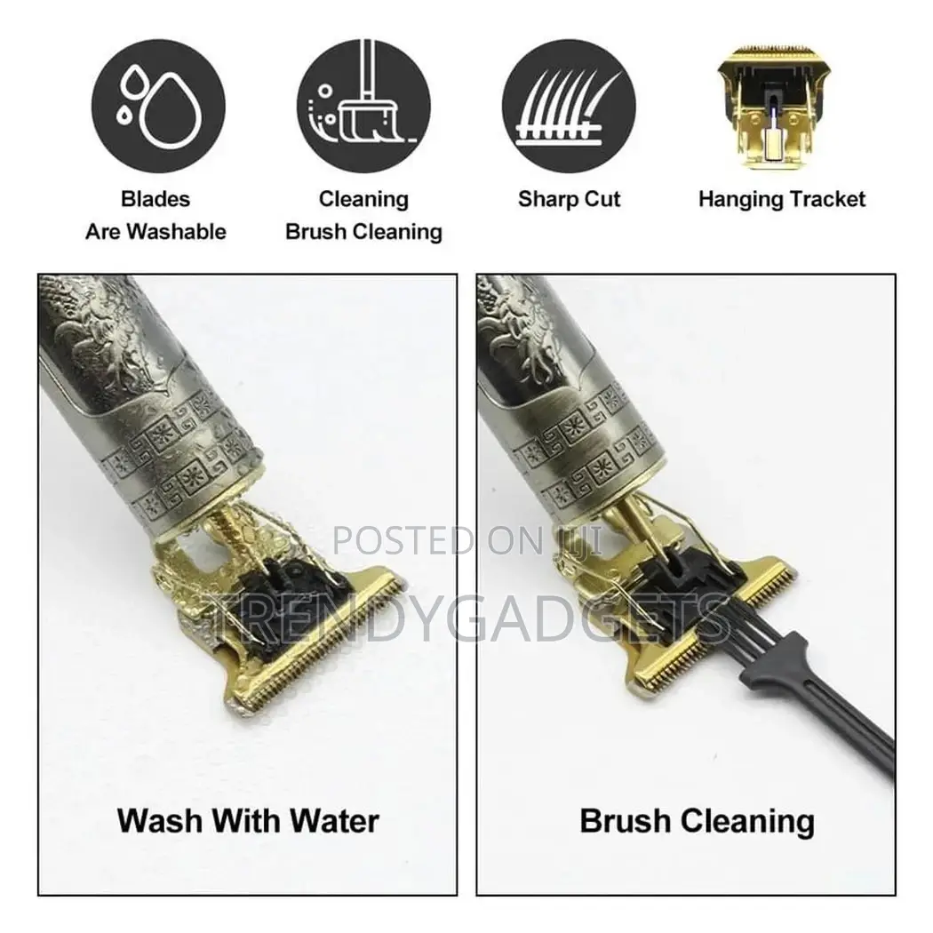 Adjustable Blade, Hair Trimmer and Shaver