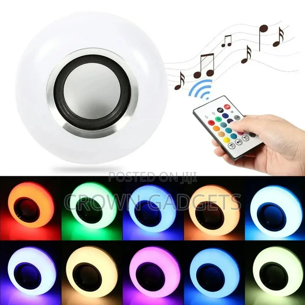 Bulb Colourful Lamp Built-in Audio Speaker Music Player