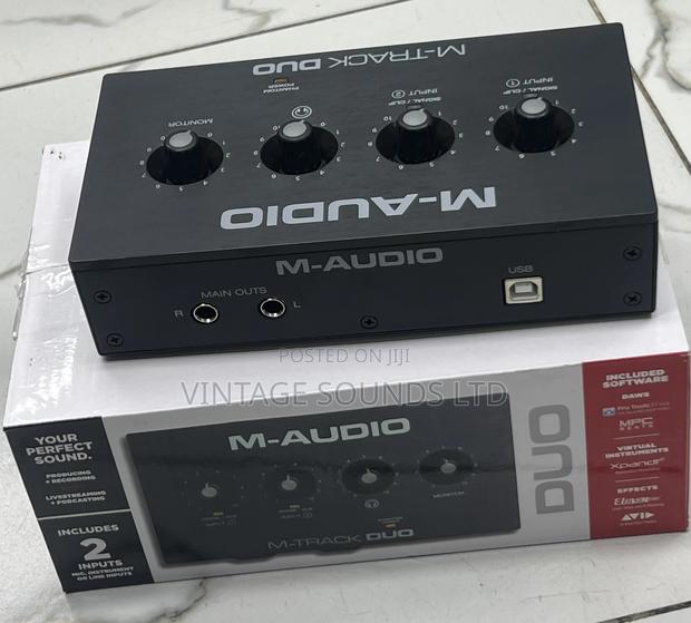 M-Audio M-Track Duo – USB Audio Interface for Recording - thumbnail 3