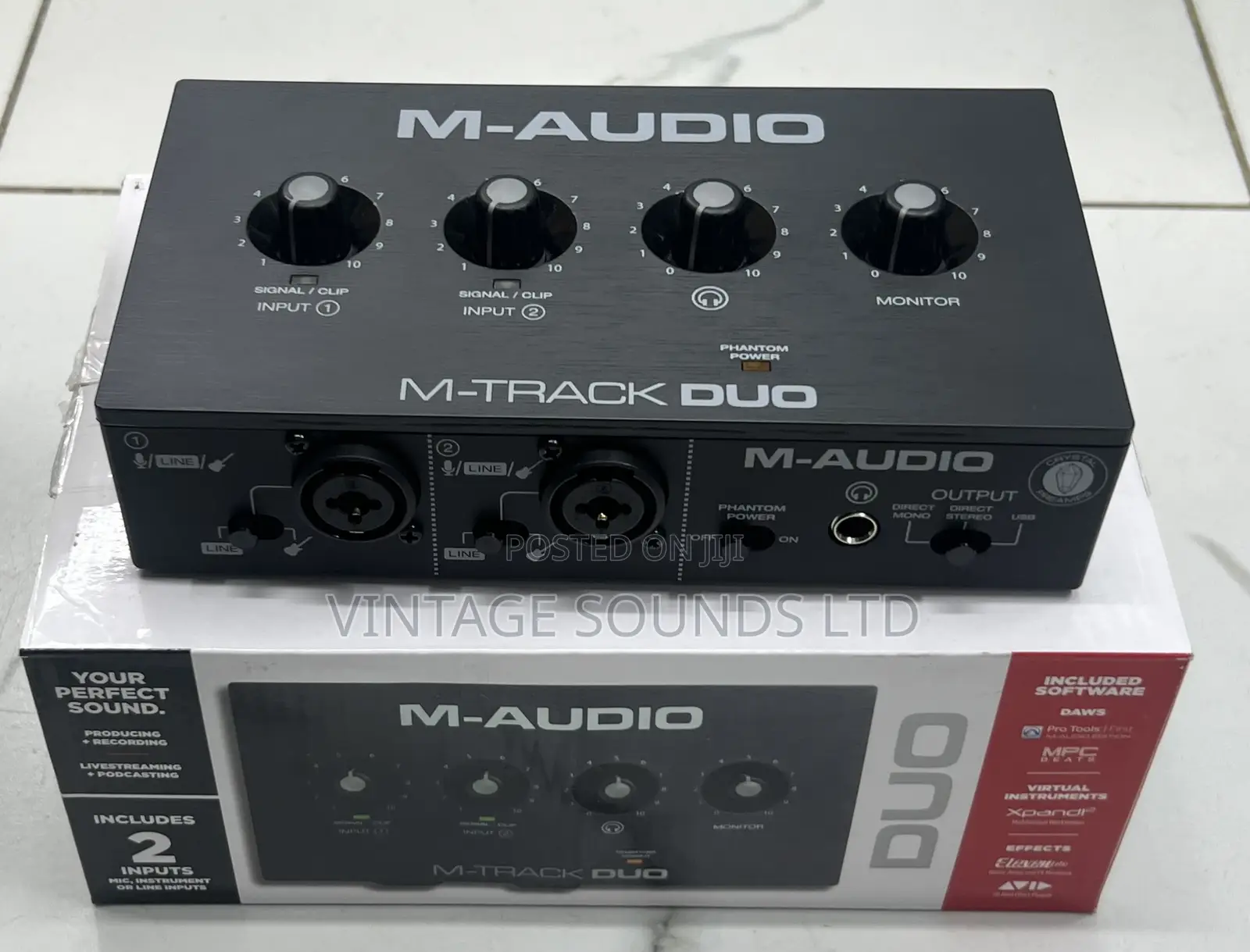 M-Audio M-Track Duo 2-Channel USB Audio Interface