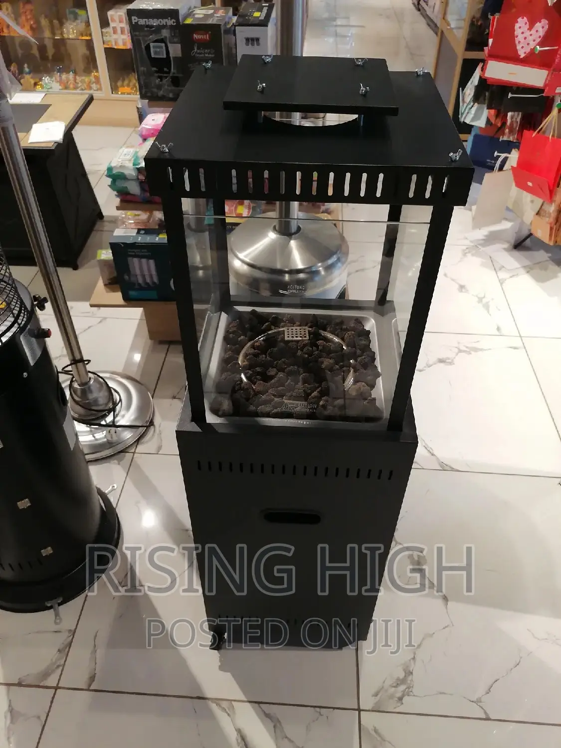 Glass Standing Patio Heaters.