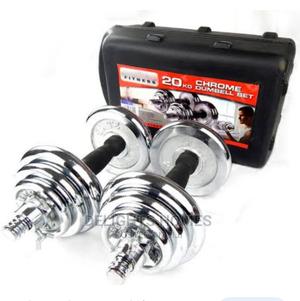 10kg Chrome Dumbells - thumbnail 2