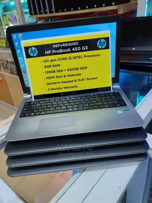 Laptop HP ProBook 450 G3 8GB Intel Core I5 SSD 128GB