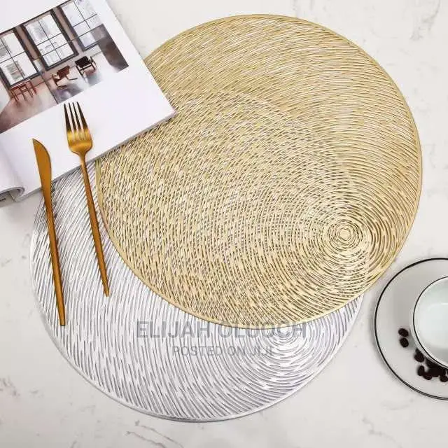 Gold and Silver Placemats