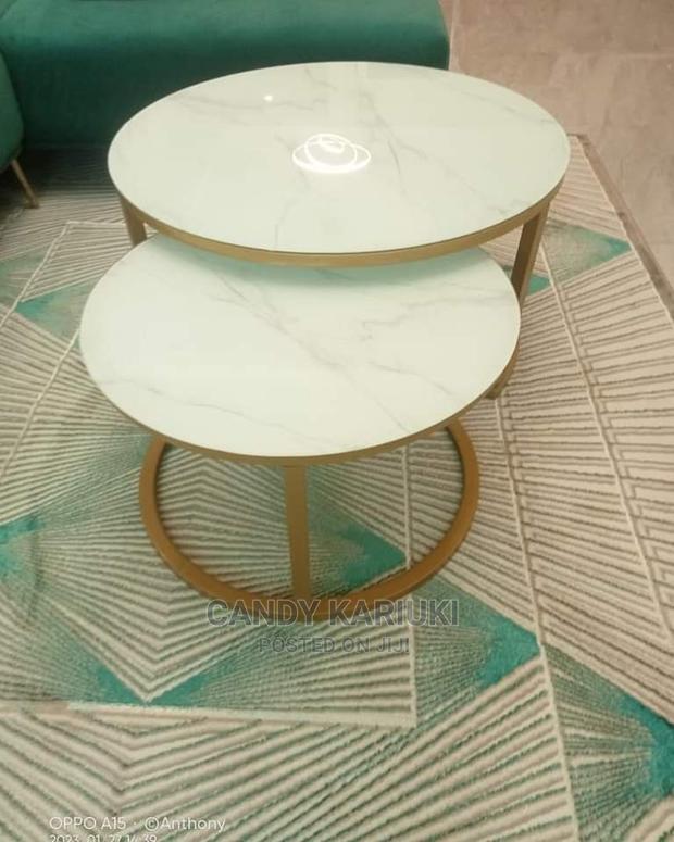 Glass Top Nest Stools - main view